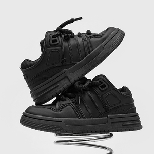 Fabricante <span class=keywords><strong>de</strong></span> Calzado Personalizado al por Mayor, Zapatos Deportivos <span class=keywords><strong>de</strong></span> Tenis para Mujer, Estilo Deportivo para Caminar, Logotipo Personalizado, Zapatillas <span class=keywords><strong>de</strong></span> Tenis Negras para Mujer - Product Image 2
