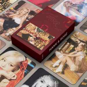 Kpop บัตรกุหลาบ LOMO hank & Rose photocard <span class=keywords><strong>chaeyoung</strong></span> การ์ดรูปภาพโปสการ์ดกระดาษงานฝีมือแฟนของขวัญ