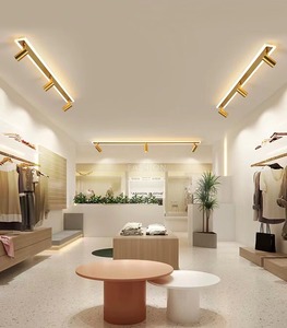 Lumind Led <span class=keywords><strong>Techo</strong></span> Downlight Superficie brillante Instalada Pista dorada Tira <span class=keywords><strong>de</strong></span> LED <span class=keywords><strong>Focos</strong></span> pequeños Iluminación interior Luces <span class=keywords><strong>de</strong></span> riel - Product Image 2