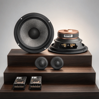 GMINJOO 60W 4ohm Haut-parleur 2 voies avec un grand woofer à amortissement élevé offrant une excellente performance des basses