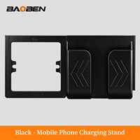 BAOBEN 86 Typ Wandmontierte Handy-Ladestation - Hotel Nachttisch Wandmontierter Klebehalter
