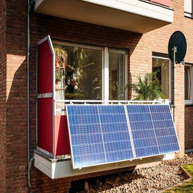 Mini Balkonkraftwerk on Grid 400W 600W Balcony Solar Plug and Play System Kit Energia Solar Residencial