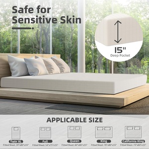 Nâng cấp 10% Bạc sợi tấm nền được trang bị 90% trắng bông hữu cơ nối đất trải giường hình vuông nhỏ với dây nối đất - Product Image 3