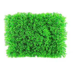 En gros vert en plastique plante artificielle gazon mur panneau intérieur et extérieur école ou maison artificielle verticale jardin décoration