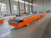 Mesin Roll Forming Otomatis CD 680 untuk Atap dan Dinding Baja Bergelombang Spandek G550 Kekerasan Penuh untuk Indonesia