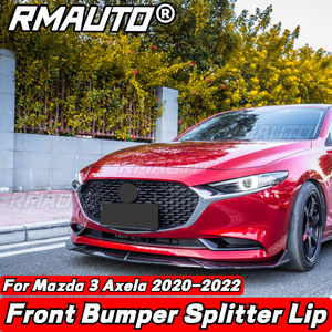 For Mazda 3 <b>Alexa</b> 2020-2022 Carbon Fiber <b>Car</b> Front Bumper Splitter Lip Spoiler Diffuser Lip Guard Trim Body Kit <b>Car</b> Accessories - Product Image 4