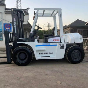 יד שנייה 7 טון מלגזה ידנית 7 טון עם מנוע דיזל tcm מלגזה fd70 יפן בשימוש מקורי tcm מלגזה - Product Image 5