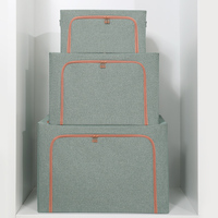 Boîte de rangement pliable populaire, organisateur de cubes, conteneur robuste, boîtes organisatrices pour armoire