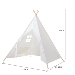 Ventas de fábrica Niños <span class=keywords><strong>Tipi</strong></span> Tienda de campaña Juguete deportivo para juegos en interiores y exteriores Hecho de poliéster - Product Image 4
