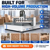 Routeur CNC 2030 à 5 broches haute performance pour la sculpture sur bois, machine de fraisage CNC multi-broches pour la production de meubles en bois