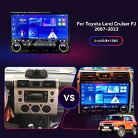 Autoradio Android 15 pouces avec lecteur vidéo pour Toyota FJ Land Cruiser 2007-2022, Carplay, GPS, Bluetooth, WiFi, stéréo