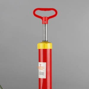 Disotturatore per WC ad aria compressa ad alta pressione in TPR rosso, modello 829, con asta di aspirazione in acciaio per scarichi domestici e lavelli da cucina - Product Image 3