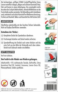 ผ้าเช็ดทำความสะอาดห้องโดยสาร กลิ่นเลมอนเขียวคุณภาพสูง เนื้อแมทท์ บรรจุกล่อง 25 ชิ้น ไม่เหนียวเหนอะหนะ พร้อมกลิ่นหอมสดชื่น - Product Image 6