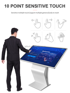 Advertising Equipment Standing Interactive 43inch <strong>LCD</strong> <strong>Panel</strong> Digital Information All in One <strong>Kiosk</strong> Display - Product Image 3
