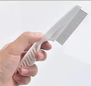 Pet Cats And Dogs General Flea Removal Steel Comb Remove Lice Comb To Float Hair Grooming Comb