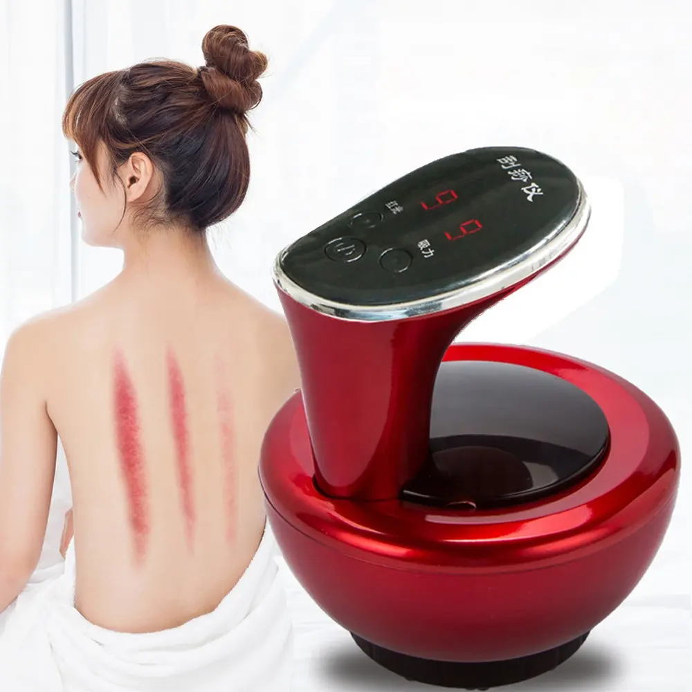 OEM saludable productos eléctricos raspado masajeador Guasha succión raspado masajeador