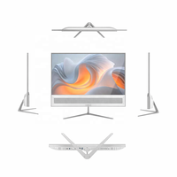 Moniteur LCD double face 27 pouces 1080P ultra-fin avec écran double face et support métallique pour réception, réunion, OEM