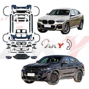Kit de carrocería a <span class=keywords><strong>precio</strong></span> de fábrica para <span class=keywords><strong>BMW</strong></span> <span class=keywords><strong>X4</strong></span> G02 2018-2021 actualización a <span class=keywords><strong>2022</strong></span> + X4M G02 LCI parachoques de coche LED faro montaje accesorios de coche - Product Image 1