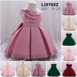Vêtements pour enfants, petite robe de princesse à fleurs pour bébé, robe de fête pour fille de 3 à 5 ans - Product Image 1