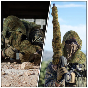 Grande écharpe camouflage en maille pour homme, cache-visage pour le cyclisme, le camping, la chasse, la pêche et la randonnée - Product Image 4