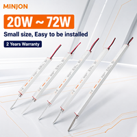 Alimentation LED AC/DC ultra-mince 12V Minjon, mini transformateur pour éclairage LED intérieur