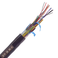 Câble téléphonique multipaire CAT3 fourni par l'usine, 25, 30, 50, 100, 200 paires, âme en cuivre de 0,4, 0,5, 0,6 mm, câble de télécommunications intérieur/extérieur