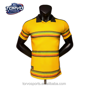 Camiseta de Fútbol de Jamaica Temporada 2026 2027, Edición Jugador, Dorada, Verde y Negra, Reggae Boyz - Product Image 1
