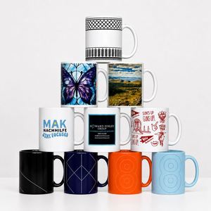 Taza de Cerámica Personalizable de 11 oz, Diseño Moderno, Apta para Microondas, Aislamiento Térmico, Sublimación DIY, Dibujos Animados Modernos, 400 ml - Product Image 4