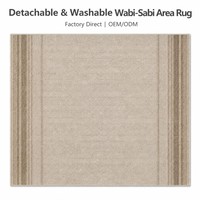 Tapis de salon tuftés 100 % polyester personnalisés, tapis de bain luxueux en peluche, absorbant et à séchage rapide, design spa, décoration de salle de douche, taupe