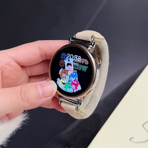 Correa de reloj elástica trenzada con diseño de letras, compatible con <span class=keywords><strong>Huawei</strong></span> <span class=keywords><strong>Watch</strong></span> <span class=keywords><strong>Fit</strong></span> 3 GT5 <span class=keywords><strong>Watch</strong></span> 4, correa elástica, pulsera cómoda - Product Image 2