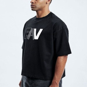 Camisetas Boxy Personalizadas de Alta Calidad para Hombre, Camisetas Boxy Cortadas con Hombros Caídos - Product Image 3