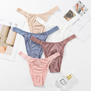 Mới Đến Biểu Tượng Tùy Chỉnh Liền Mạch Thấp Eo Nóng Cô <span class=keywords><strong>G</strong></span>ái Trẻ Thong Panty Đồ Lót Nhanh Chóng Khô <span class=keywords><strong>G</strong></span> Chuỗi T Trở Lại Của Phụ Nữ Quần Lót - Product Image 3