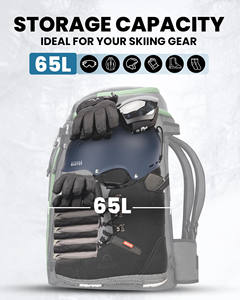 Free sample <b>Waterproof</b> <b>Winter</b> Ski & Snowboard Travel <b>Boot</b> Bag <b>for</b> Men <b>Women</b> Youth Excellent Ski <b>Boot</b> Backpack - Product Image 2
