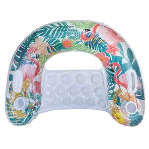 Sofá Flotante Inflable en Forma de U con Diseño de Flamenco para Piscina, Tamaño Adulto, Material de PVC - Product Image 5