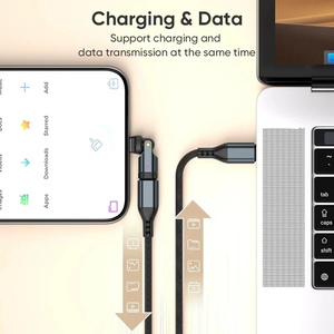 540 Rotación PD240W USB3.1 Usb C a tipo C <span class=keywords><strong>Adaptador</strong></span> OTG 5A Cable de carga rápida - Product Image 3