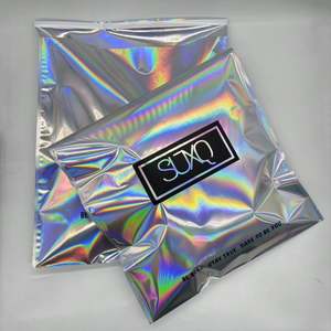 Enveloppe d'expédition holographique avec logo personnalisé, enveloppe d'expédition en aluminium brillant, enveloppe d'expédition laser pour vêtements, sacs d'expédition, petit, moyen, grand - Product Image 6