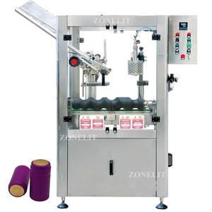 Tự động chai rượu vang PVC <span class=keywords><strong>Capsule</strong></span> Máy đóng nắp với cho ăn viên nang niêm phong máy - Product Image 2