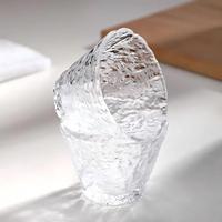 Tasse à thé Kung Fu en verre transparent japonais, petit design original, en stock pour cadeaux