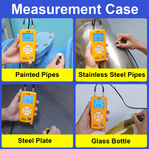 Jauge d'épaisseur ultrasonique Linshang LS213, appareil de mesure pour l'acier, le verre, le plastique, les plaques métalliques - Product Image 3
