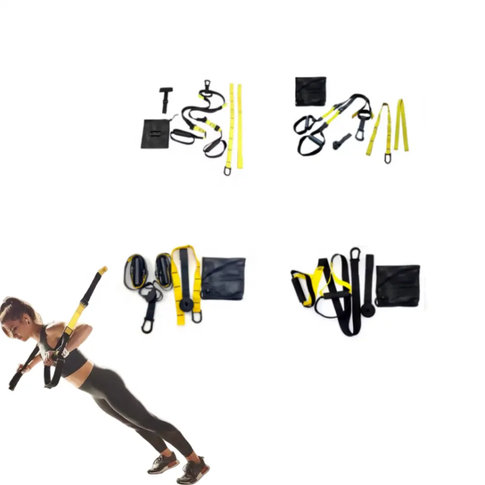 Kangxia Home Gym Overhanging straps suspension trainer system Power Strength Bands Professional Suspension Trainers