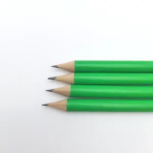 Diskon besar pensil HB hijau brilian kantor sekolah pelajar anak hadiah alat tulis pensil grafit kayu