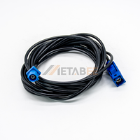 Câble coaxial Fakra C bleu, connecteur mâle vers prise femelle, 1 m, RG174