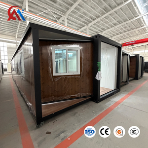 Maison conteneur préfabriquée et mobile de 40 pieds <span class=keywords><strong>à</strong></span> faible coût, démontable, en kit, <span class=keywords><strong>avec</strong></span> salon, toilettes et salle de bain, en promotion - Product Image 1