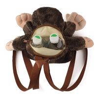 NOUVEAU Sac à dos d'école drôle de singe en peluche jouet en peluche