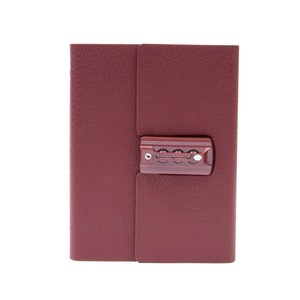 Mật Khẩu Organizer Luxury Planner A5 <span class=keywords><strong>PU</strong></span> Bìa Cứng Máy Tính Xách Tay Với Thẻ Pocket Code Lock Tùy Chỉnh Deboss LOGO 6 Vòng Tạp Chí - Product Image 2