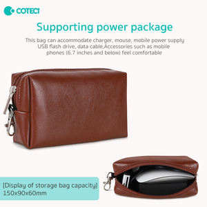 COTECi Vente <span class=keywords><strong>en</strong></span> <span class=keywords><strong>Gros</strong></span> Personnalisée Housse Magnétique <span class=keywords><strong>en</strong></span> Cuir PU <span class=keywords><strong>pour</strong></span> Ordinateur Portable 12 13 14 Pouces avec Pochette à Fermeture Éclair - Product Image 5