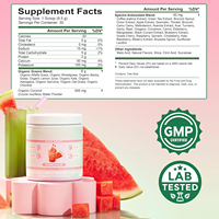 Poudre de légumes biologiques stimulant le système immunitaire Superfood Spiruline Chlorella Extrait de plantes pour la digestion Énergie Détox Pastèque Slush