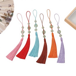Frange in poliestere all'ingrosso con fibbia Ping An per Hanfu, Qipao, colletti pressati, lanterne, ciondoli per auto, accessori di abbigliamento - Product Image 4