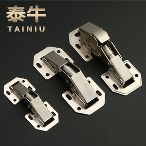 บานพับเฟอร์นิเจอร์ Tainiu ขนาด 3 นิ้ว 4 นิ้ว แบบติดผิว ปิดแบบนุ่มนวล ผลิตจากเหล็กแผ่นรีดเย็น สำหรับลิ้นชัก - Product Image 1