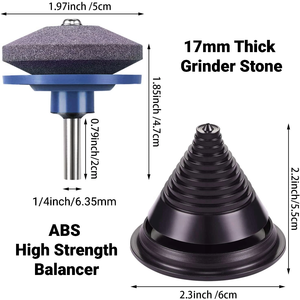 24H Free Shipping USA US Local Stock 5PCS Grinder Stone Drill Tool <b>Lawn</b> <b>Mower</b> <b>Blade</b> Balancer Kit Garden <b>Mower</b> Parts Accessories - Product Image 3